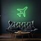 Flugzeug LED-Neonschild Wohnzimmer Büro