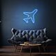 Flugzeug LED-Neonschild Wohnzimmer Büro