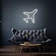 Flugzeug LED-Neonschild Wohnzimmer Büro