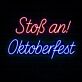 Stoß an! Oktoberfest LED-Neonschild für Bar Festival