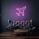 Flugzeug LED-Neonschild Wohnzimmer Büro
