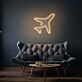 Flugzeug LED-Neonschild Wohnzimmer Büro