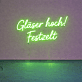 Gläser hoch! Festzelt LED-Neonschild
