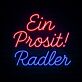 Ein Prosit! Radler LED-Neonschild für Bar Biergarten