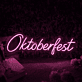Oktoberfest LED-Neonschild für Festival und Bar