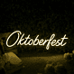 Oktoberfest LED-Neonschild für Festival und Bar
