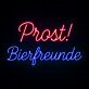 Prost! Bierfreunde LED-Neonschild für Bar und Party