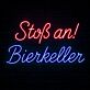 Stoß an! Bierkeller LED-Neonschild für Bar und Kneipe