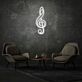 Violinschlüssel LED-Neonschild für Wohnzimmer Musikstudio