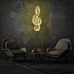 Violinschlüssel LED-Neonschild für Wohnzimmer Musikstudio