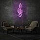 Violinschlüssel LED-Neonschild für Wohnzimmer Musikstudio