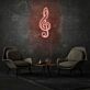 Violinschlüssel LED-Neonschild für Wohnzimmer Musikstudio