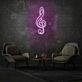 Violinschlüssel LED-Neonschild für Wohnzimmer Musikstudio