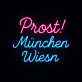 Prost! München Wiesn LED-Neonschild für Bar und Festival
