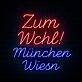 Zum Wohl! München Wiesn LED-Neonschild