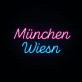 München Wiesn LED-Neonschild für Oktoberfest und Bar
