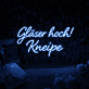 Gläser hoch! Kneipe LED-Neonschild Bar