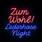 Zum Wohl! Lederhose Night LED-Neonschild für Bar Party