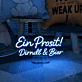 Ein Prosit! Dirndl & Bier LED-Neonschild für Bar Festzelt