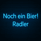 Noch ein Bier! Radler LED-Neonschild für Bar und Restaurant