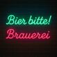 Bier bitte! Brauerei LED-Neonschild Bar Brauerei