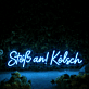 Stoß an! Kölsch LED-Neonschild für Bar und Restaurant