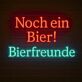 Noch ein Bier! Bierfreunde LED-Neonschild Bar Party