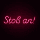 Stoß an! LED-Neonschild für Bar und Party
