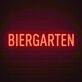 BIERGARTEN LED-Neonschild für Bar und Restaurant