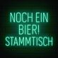 NOCH EIN BIER! STAMMTISCH LED-Neonschild für Bar Kneipe