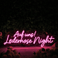 Auf uns! Lederhose Night LED-Neonschild für Bar und Party