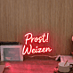 Prost! Weizen LED-Neonschild für Bar Brauerei