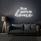 it's so good to be home LED-Neonschild Wohnzimmer Hausdekoration