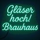 Gläser hoch! Brauhaus LED-Neonschild für Bar Brauerei