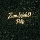 Zum Wohl! Pils LED-Neonschild für Bar und Kneipe