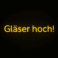 Gläser hoch! LED-Neonschild für Bar Party