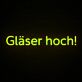 Gläser hoch! LED-Neonschild für Bar Party