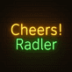 Cheers! Radler LED-Neonschild für Bar Kneipe