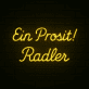 Ein Prosit! Radler LED-Neonschild für Bar Biergarten
