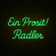 Ein Prosit! Radler LED-Neonschild für Bar Biergarten