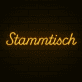 Stammtisch LED-Neonschild für Bar und Restaurant