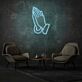betende Hände LED-Neonschild Wohnzimmer Lounge