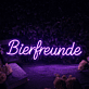 Bierfreunde LED-Neonschild für Bar und Partyräume