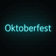 Oktoberfest LED-Neonschild für Festival und Bar