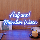 Auf uns! München Wiesn LED-Neonschild für Bar Festival