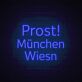 Prost! München Wiesn LED-Neonschild für Bar und Festival