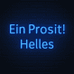 Ein Prosit! Helles LED-Neonschild für Bar Brauerei