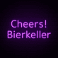 Cheers! Bierkeller LED-Neonschild für Bar und Pub