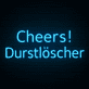 Cheers! Durstlöscher LED-Neonschild für Bar und Wohnzimmer