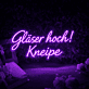 Gläser hoch! Kneipe LED-Neonschild Bar